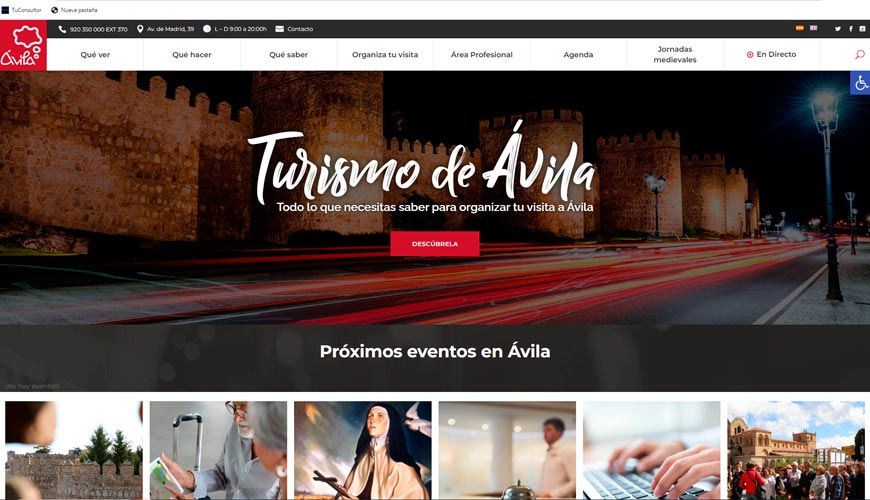 web turismo Ávila